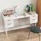 48 Inch Home Office Computer Desk with 4 Drawers-White